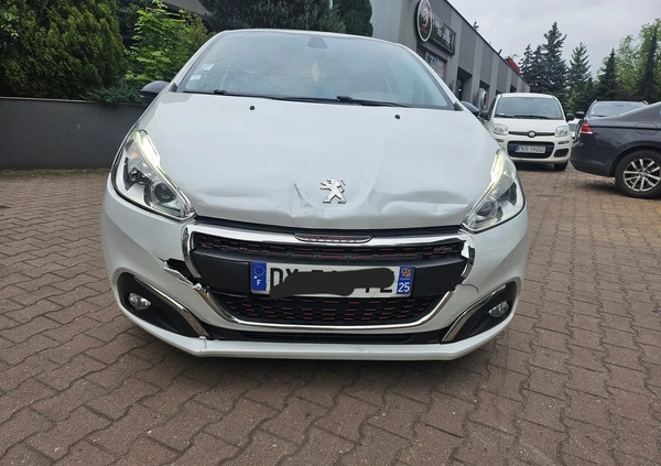 Peugeot 208 cena 22900 przebieg: 129093, rok produkcji 2015 z Krotoszyn małe 56